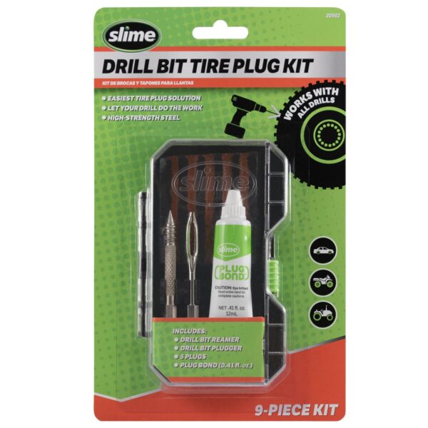 Slime bandenreparatieset voor boormachines