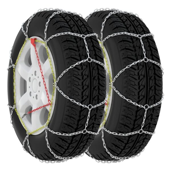 VidaXL Sneeuwkettingen 2 st 9 mm kn70