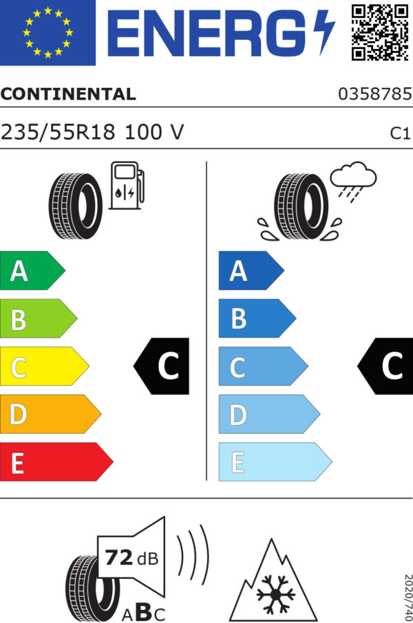 Continental Ts 815 fr 235/55 R18 100V