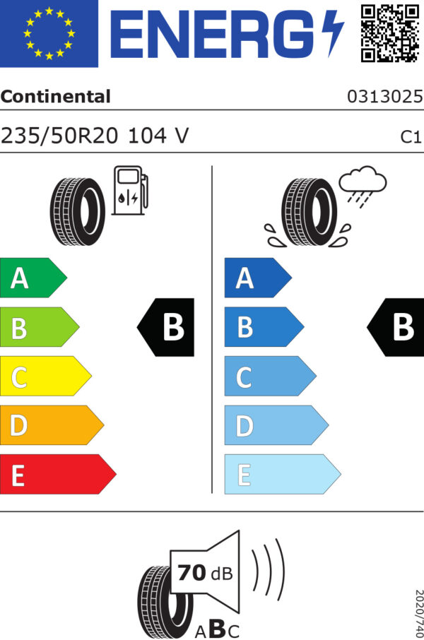 235/50 Vr20 Tl 104v Co Premium Cont C Silent 23550VR20TPCCSILXL
