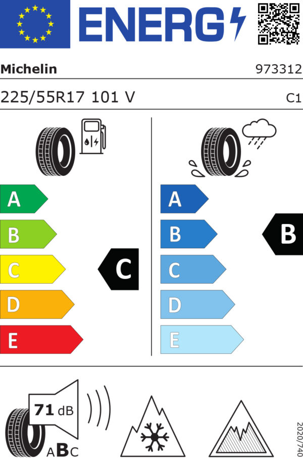 225/55 Vr17 Tl 101v Mi Alpin 7 Xl