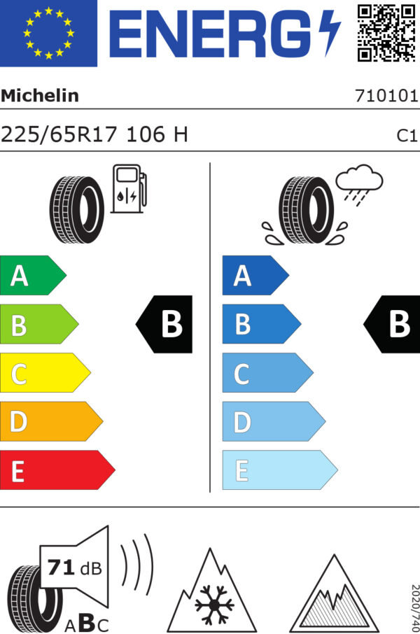 225/65 Hr17 Tl 106h Mi Alpin 7 Xl