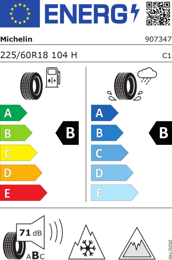 225/60 Hr18 Tl 104h Mi Alpin 7 Xl