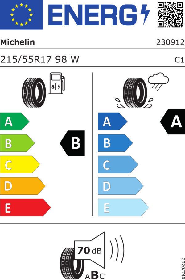 215/55 Wr17 Tl 98w Mi Primacy 5 Xl 21555WR17TPRIM5XL