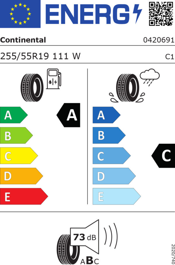 255/55 Wr19 Tl 111w Co Cr Cont Lx Sp Xl J Lr 25555WR19TTCRCLXSJL